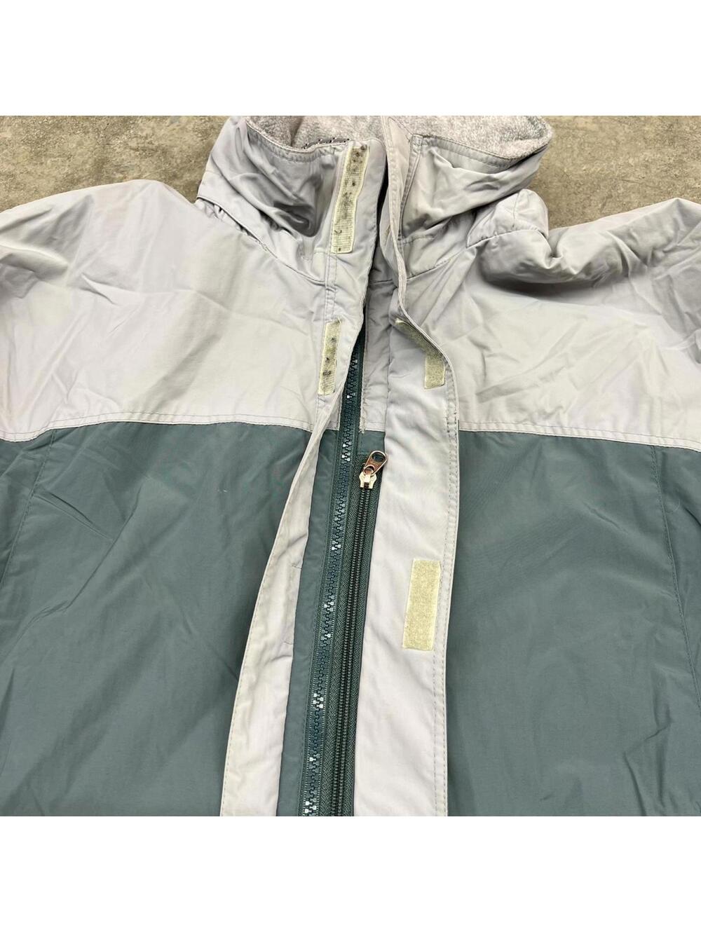 vintage patagonia fusion grey and green zip up jacket size large WOMENS - Picture 6 of 7